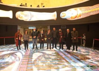 زيارة وزير الثقافة والتنمية المعرفية المكلف متحف الحضارة المصرية