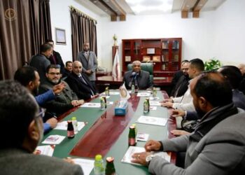 النائب الأول لرئيس مجلس الوزراء يلتقي برابطة دعم الشباب الليبي و المنظمة الوطنية للشباب الليبي .