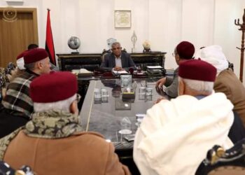 لنائب الأول لرئيس مجلس الوزراء يستقبل وفد من اعيان قبيلة العواقير .