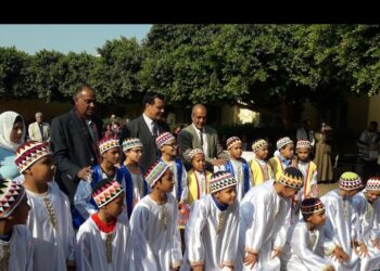 عوض الله يستقبل وكيل وزارة التربية والتعليم بالأقصر للمشاركة في حفل الابتدائية بنين بارمنت