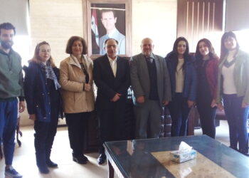 المهندس عبدالله البواب يلتقي رئيس وأعضاء ملتقى اورنينا للثقافة والفنون في حمص