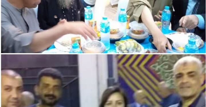 باخوم والقس هيدرا اول من استقبل الصائمين في الإفطار الجماعي لجمعية مفتاح الحياه