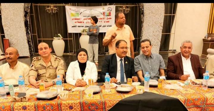 السلايمي نائبة جبر الخواطر تشارك ذوي الهمم الإفطار الجماعي بالأقصر