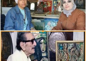 ناجي عبيد .. اسطورة من اساطير الفن التشكيلي وحوار مع رفيقة دربه السيدة رغدة قاسم