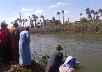 انتحار  مسن غرقا فى ترعه امام منزله بغرب طهطا سوهاج