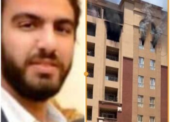 الاب وطفليه ضحية حريق بمدينة نصر