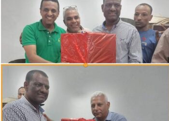 ورشة أعمال الصاج بمصانع ارمنت تكرم  كبير الفنيين بالورشه لبلوغه سن التقاعد .