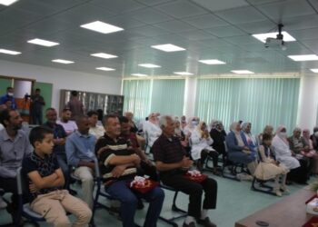 أحتفالية اليوم العالمى التمريض بمستشفى النهر التعليمي لطب وجراحة العيون