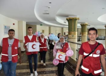 وفد الهلال الأحمر يزور مستشفى شفاء الأورمان بالأقصر ويشيد بجودة الخدمات الطبية