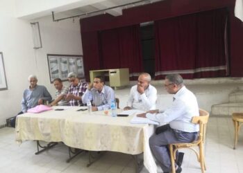 عبدالحميد يعقد اجتماعا لمديري المدارس الثانوية والاعدادية والابتدائية بإدارة ارمنت التعليمية استعدادا لبدء العام الدراسي .