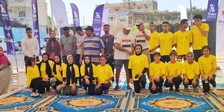 مياه الشرب بالأقصر   تدعم مبادرة أبطال تحدى التجديف فى نهر النيل 2022