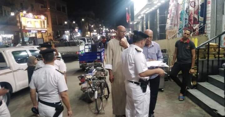 حملة لإزالة الاشغالات والتعديات وتحرير 71مخالفة و48 محضر ازالات إدارية بالأقصر