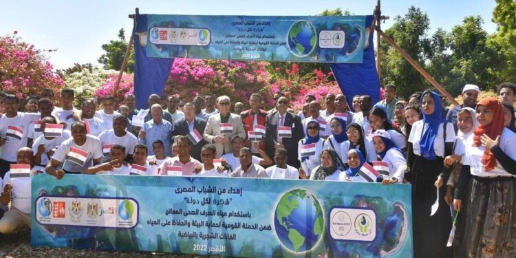 القابضة للمياه مبادرة رحلة إلى قمة المناخ” بضيافة الغابة الشجرية بقرية الحبيل بالأقصر