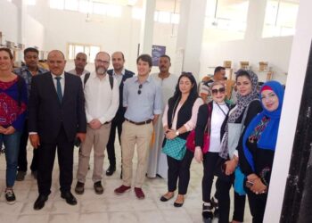 “القوى العاملة” .. وفد من برنامج الأغذية العالمى يزور مركز التدريب المهني بالأقصر .