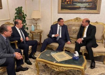  مخافظ اسوان يستقبل وزير التنمية المحلية في زيارته للمحافظة .