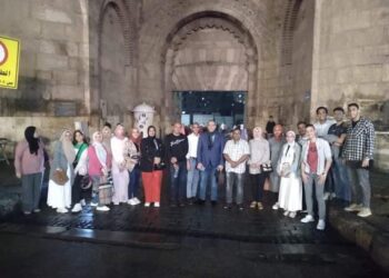 طلاب جامعة الأقصر المشاركين فى فوج المنظمين لأسبوع الفرانكفونية يزورون المعالم الأثرية في القاهرة