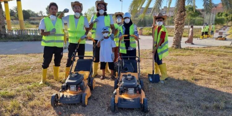 حملة قادة الشباب بلدية سرت تحت شعار “نماء و تطوع ”