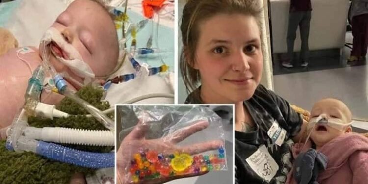 العناية الإلهية تنقذ طفلة من الموت بسبب إبتلاعها حبة خرز