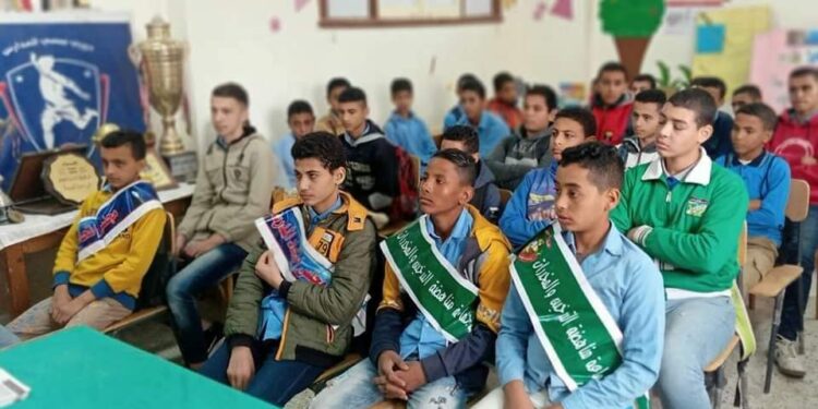 مخاطر الإدمان محاضرات وورش وعروض سينما بالمنيا