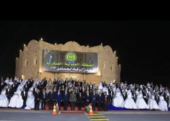 محافظ أسوان ينيب السكرتير العام لحضور فعاليات حفل الزفاف الجماعى بقيادة المنطقة الجنوبية العسكرية بأسيوط