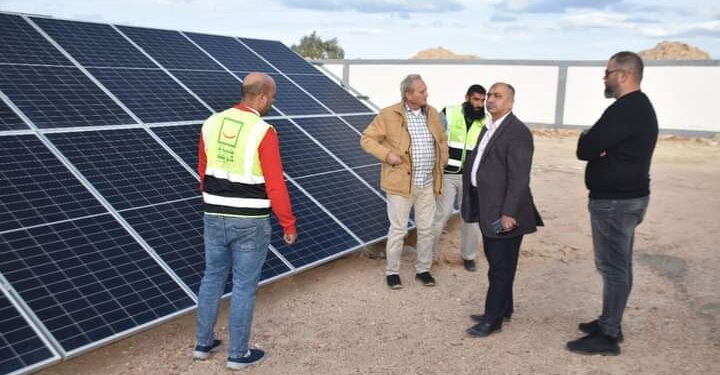 جولة تفقدية لرئيس مياه مطروح لمشروعات حياة كريمة