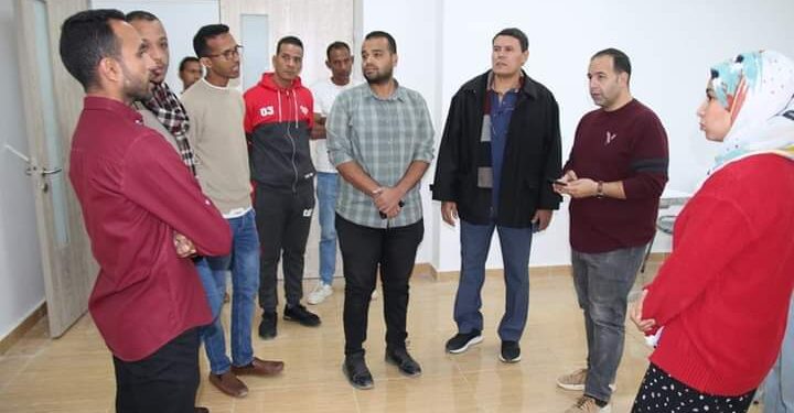 مستشار وزير التعليم العالي يتفقد منشآت جامعة طبية التكنولوجية بالأقصر متابعة حماده النجار السليمى مصر