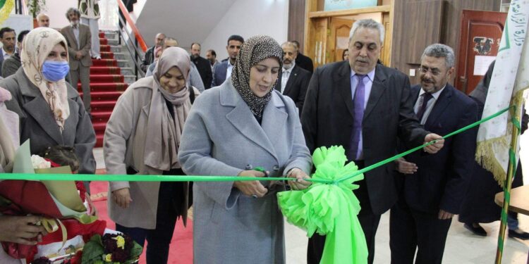 افتتاح المكتبة الرئيسية لمركز البحوث الزراعية والحيوانية بمدينة البيضاء