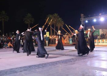 قصور الثقافة تختتم فعاليات المهرجان القومى للتحطيب بالأقصر بالفرح الصعيدى
