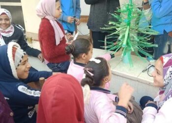 ورش فنية وعروض سينما احتفالا بالعام الميلاد الجديد بالمنيا.