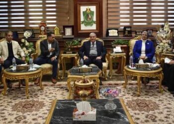 القاضى” يستقبل عددا من النواب لحل مشاكل المواطنين