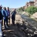 محافظ أسوان يتفقد التجهيزات الجارية لبدء العمل تغطية مصرف السيل بطول 2530 متر ،