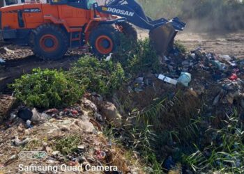 إزالة حالة تعدى على أراضى زراعية بمنطقة نجع آبو الحجاج بالمدامود  بمركز الزينية