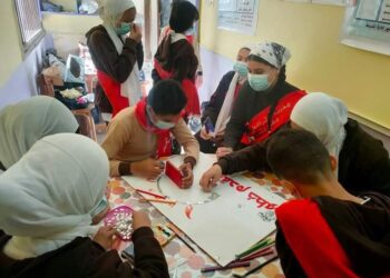 نتقدم خطوة….. ورشة فنية بالمنيا