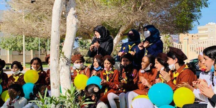 إحياءًر لليوم العالمي للعمل التطوعي مفوضية طبرق للكشافة والمرشدات