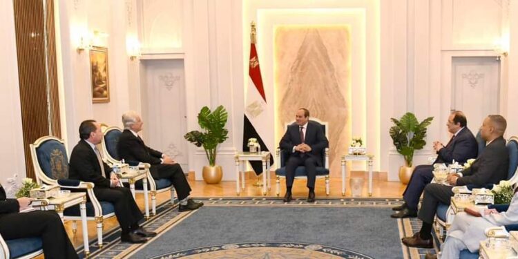 الرئيس السيسي يستقبل ويليام بيرنز، مدير وكالة الاستخبارات المركزية الأمريكية