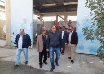 رئيس مدينة الطود يتفقد مصنع تعبئه البوتاجاز  والشركة المصرية للسلع الغذائية