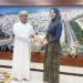 رحمة البحيري سفيرة السلام و النوايا الحسنة تكرم في عمان