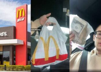 صدق ولا تستغرب.. وجبة ماكدونالدز محشوة بآلأف الدولارات