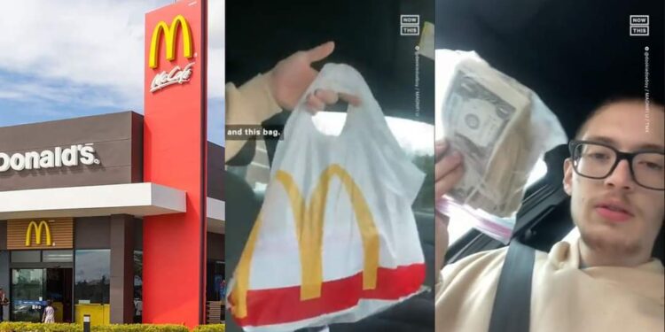 صدق ولا تستغرب.. وجبة ماكدونالدز محشوة بآلأف الدولارات