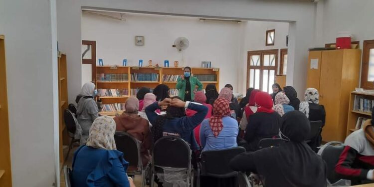 مصر التاريخ دير سانت كاترين” بمكتبة الرئيسيه بقنا