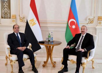 السيسي يجتمع برئيس دولة أذربيجان