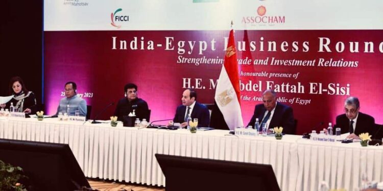الرئيس السيسي يجتمع بكبرى الشركات الهندية..