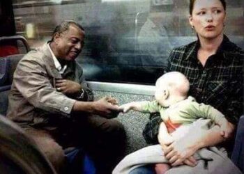 المراة البيضاء والرجل الاسود