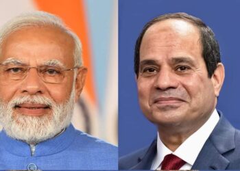رئيس وزراء الهند “مودي” ينشر على حسابه فى تويتر ترحيب خاص بالرئيس عبد الفتاح السيسي.