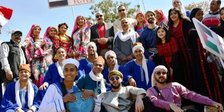 إنطلاق فعاليات مهرجان أسوان الدولى العاشر للثقافة والفنون