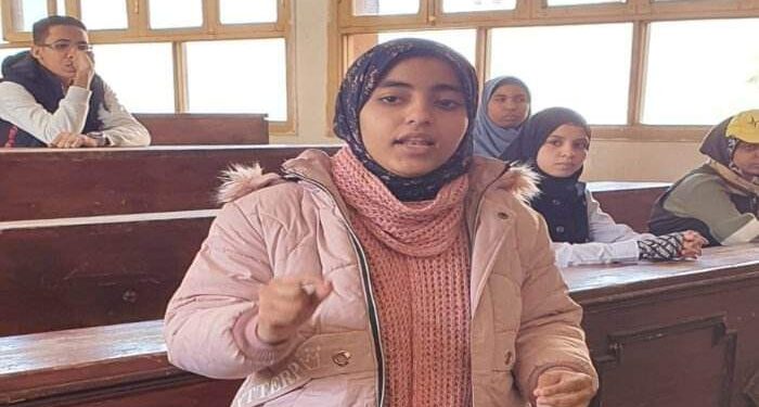 منة الله شعبان تبدع في الفصحى والطود التعليمية تحصد الثالث على الجهورية .