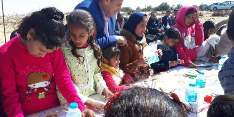 قافلة الثقافة للجميع تجوب قرى شمال سيناء