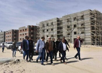 محافظ الأقصر يتابع  اعمال تنفيذ مشروعات حياة كريمة بمركز ارمنت