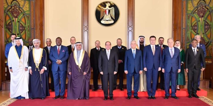 السيسي يستقبل رؤوساء المجالس والبرلمانات العربية