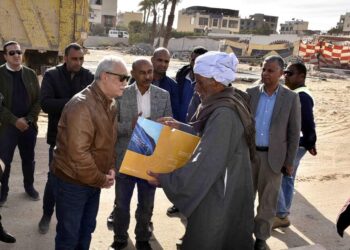 محافظة الأقصر تتابع المشروعات التنموية الجارى تنفيذها بمدينة القرنه